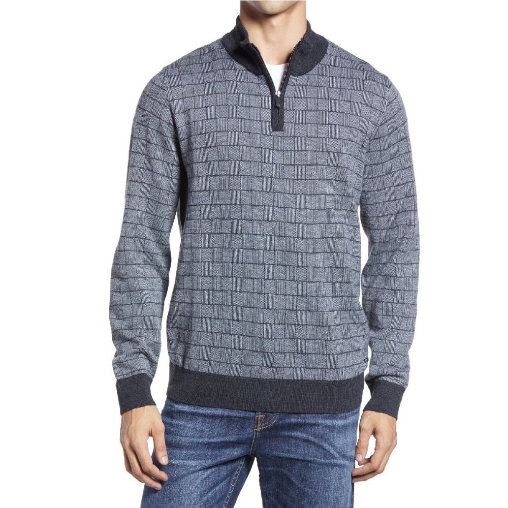 BRAX Steffen Quarter Zip Pullover